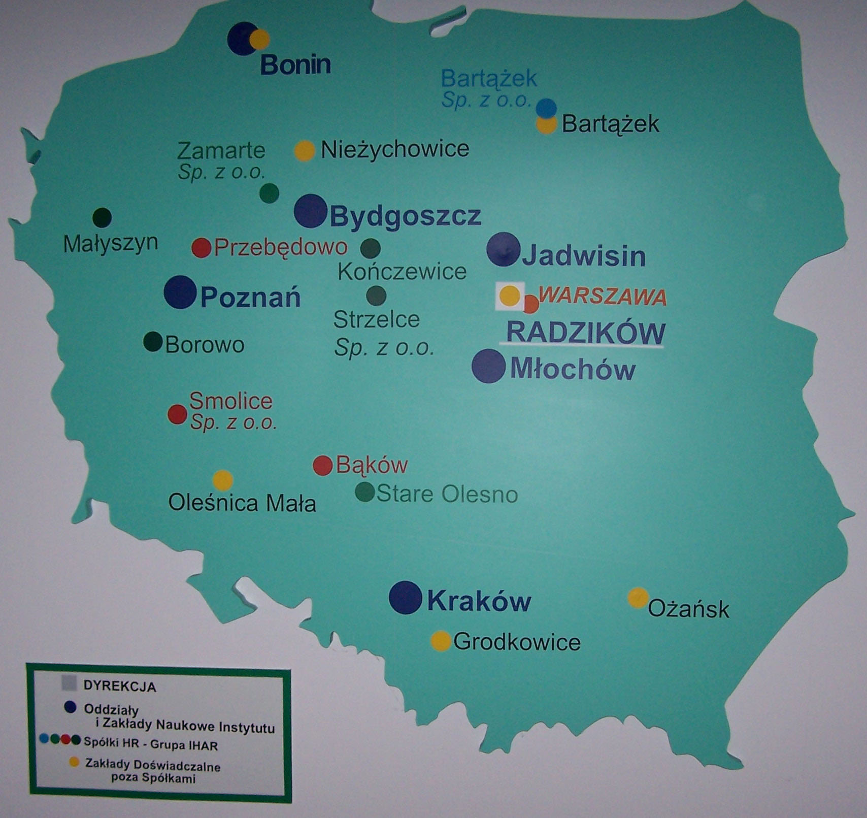 mapa Polski - rozmieszczenie oddziaw, zd.ihar-pib Radzikw (328489) bytes.jpg